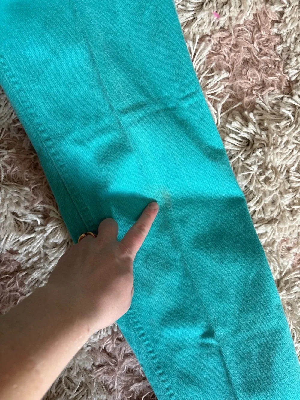 Wrangler Vintage Turquoise High-Waist Jeans